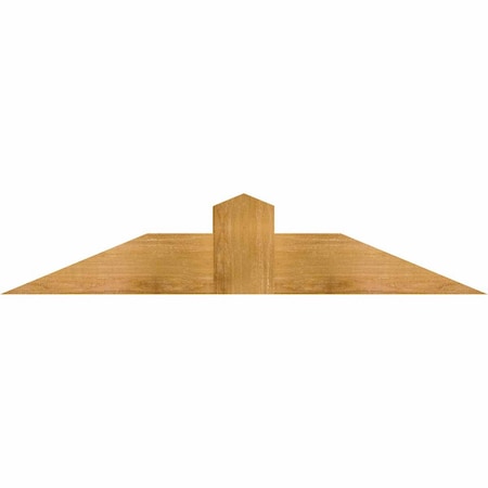 Ekena Millwork Portland Rough Sawn Timber Gable Bracket, Western Red Cedar, 48"W x 10"H x 6"D x 6"F, 5/12 Pitch GBW048X10X0606POR00RWR
